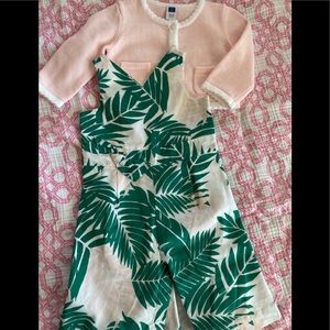 Janie and Jack jumpsuit and matching sweater